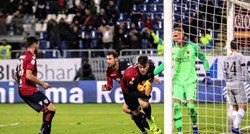 Srna pocrvenio, a Cagliari s dva igrača manje šokirao Romu u 95. minuti